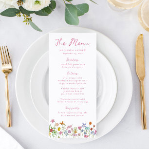 Tuin vol Wildebloemen Bruiloft met een Vluchtige S Menu