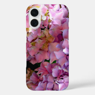 Tuin voor brandkranen, roze, blauw, paarse bloem iPhone 16 hoesje