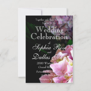 Tuin voor brandkranen, roze, blauw, paarse bloem kaart