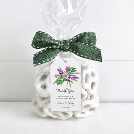 Tuin Waterverf bruiloft Bedankt Cadeau Labels Cadeaulabel