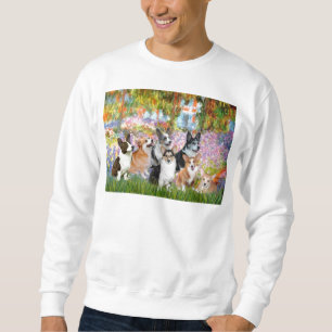 Tuin - Welsh Corgies (zeven) Trui