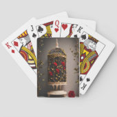 Tuin Whimsy Bloemen Vogelkooi Speelkaarten (Achterkant)