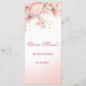  tuin Wildbloemen Sweet 16 Menu (Achterkant)