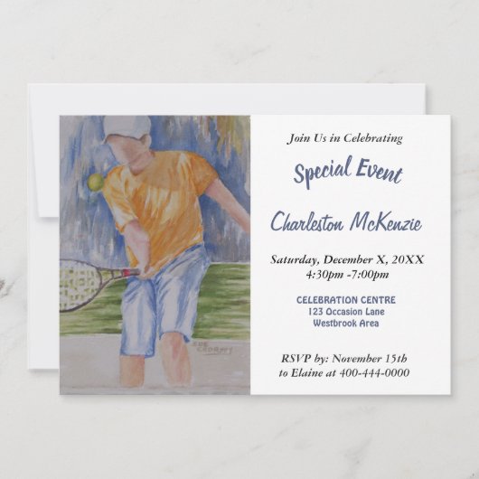 TUIN ZOMERPARTY UITNODIGING (Voorkant)