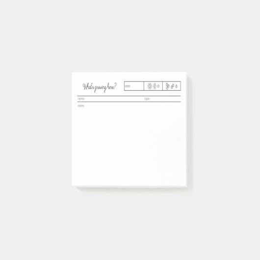tuinaanwas post-it® notes (Voorkant)