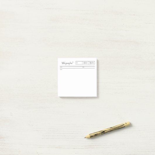 tuinaanwas post-it® notes (Op bureau)
