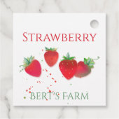 Tuinaardbeien Product String Label (Achterkant)