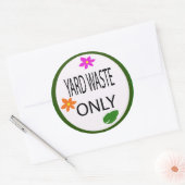 tuinafval ronde sticker (Envelop)