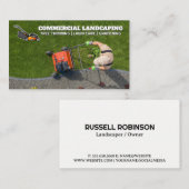 Tuinarchitect bemest de tuin visitekaartje (Voorkant / Achterkant)