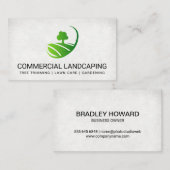 tuinarchitect | Boom in veld Visitekaartje (Voorkant / Achterkant)