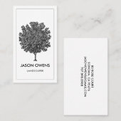 tuinarchitect van fruitbomen visitekaartje (Voorkant / Achterkant)