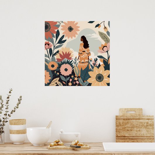 tuinbeschouwing poster (Keuken)