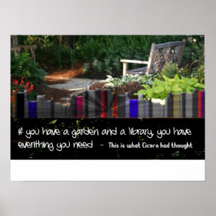 Tuinbibliotheek Poster