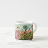 Tuinbloem Antiek Espresso Kop (Voorkant rechts)