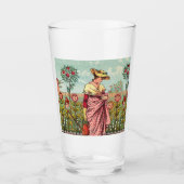 Tuinbloem Antiek Glas (Voorkant)