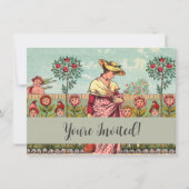 Tuinbloem Antiek Kaart (Voorkant)