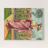 Tuinbloem Antiek Legpuzzel (Horizontaal)