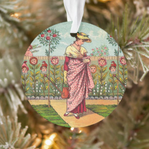 Tuinbloem Antiek Ornament