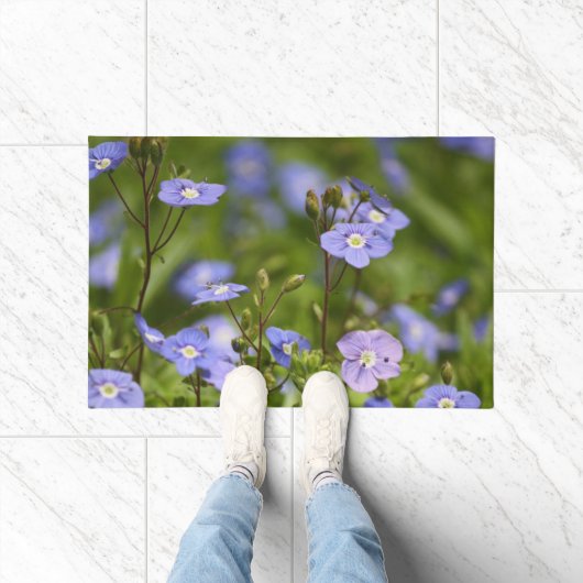 Tuinbloem bloeit deurmat (Binnen)