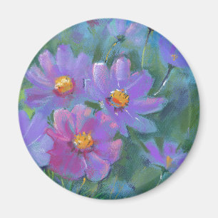 Tuinbloemen (Cosmos bipinnatus, Mexicaanse Pasen) Magneet