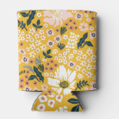 Tuinbloemen: geel  charme. blikjeskoeler (Achterkant)