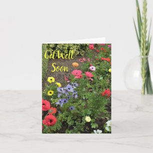 Tuinbloemen in bloei kaart