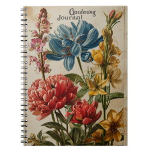 tuinbloemen notitieboek