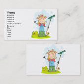 tuinboer visitekaartje (Voorkant / Achterkant)