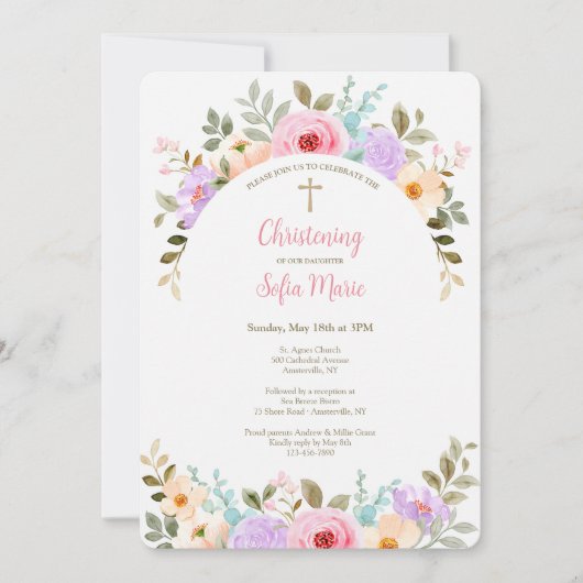 Tuinboog uitnodiging (Voorkant)