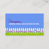 Tuinbouw - Visitekaartje (Achterkant)