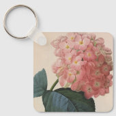 tuinbouwers, roze hydrangea Hortensia Sleutelhanger (Voorkant)