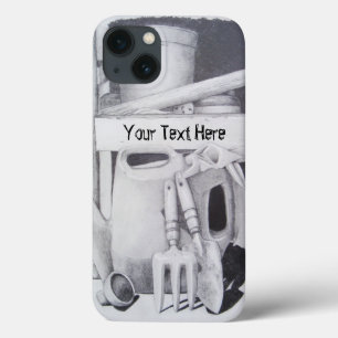 tuinbouwgereedschap en potten blijven kunsttuinbou iPhone 13 hoesje