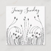 Tuinbouwland Vierkante Visitekaartje (Voorkant)