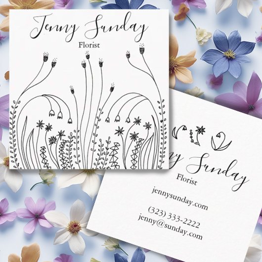 Tuinbouwland Vierkante Visitekaartje