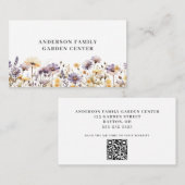 Tuincentrum QR Code Visitekaartje (Voorkant / Achterkant)