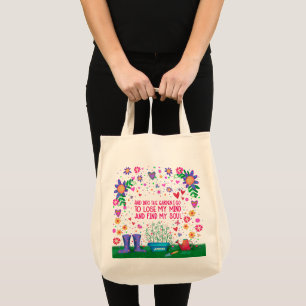 Tuincitaat Bloemenpret Naam Bloemen Inspirivity Tote Bag