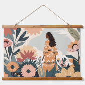 Tuincontemplatie Hangend Wandkleed (Voorkant)