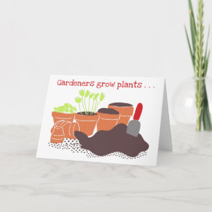 Tuinders Custom Bericht Bloempotten Verjaardag Kaart