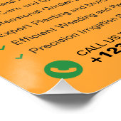 Tuindiensten, Landschapsarchitectuur Glossy Poster Perfect Poster (Hoek)