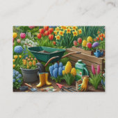 Tuindiensten / Master Gardener Visitekaartje (Achterkant)