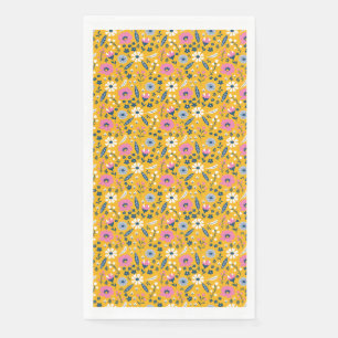 Tuinen en bloemen brengen mensen samen servet