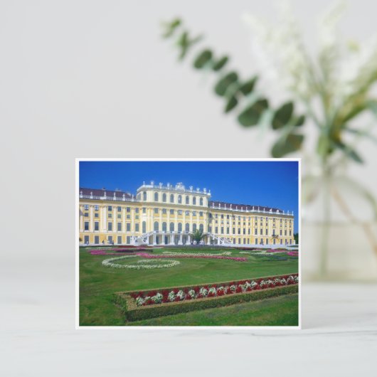 tuinen in schönbrunn briefkaart (Staand voorkant)