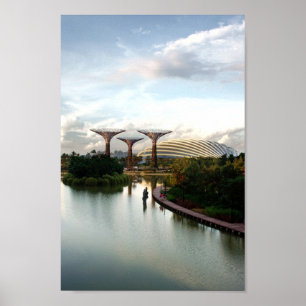 Tuinen van de baai, Singapore - Poster
