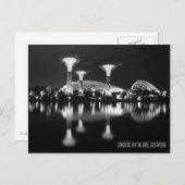 Tuinen van het Briefkaart van de baai (Voorkant / Achterkant)