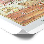 Tuinen van Yuan Ming Yuan, Peking, 1783-86 (grav) Poster (Hoek)