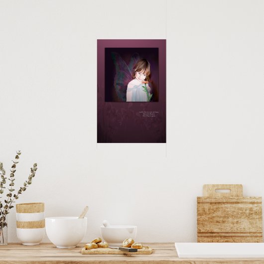 Tuinfee Poster (Keuken)