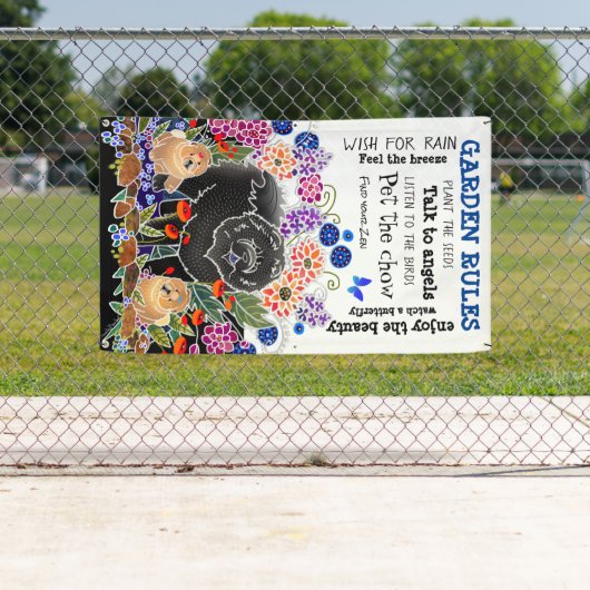 TUINFEEST chow tuinbanner 3'x5' Spandoek (Insitu)