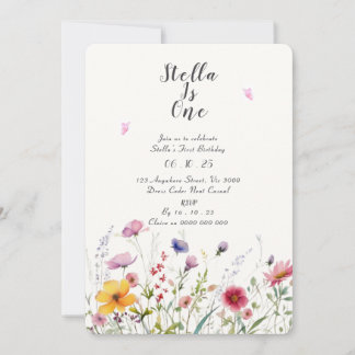 TUINFEEST EERSTE VERJAARDAG UITNODIGING