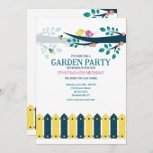 Tuinfeest Kaart (Voorkant / Achterkant)