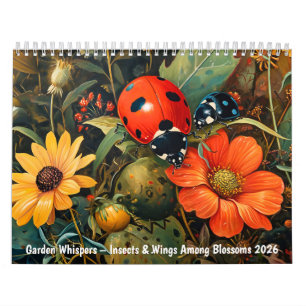 Tuinfluisteringen – Insecten & Vleugels Tussen Blo Kalender
